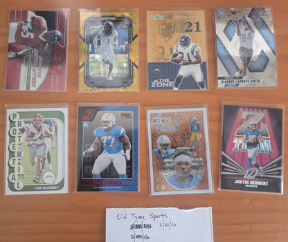 Los Angeles Chargers Card Lot