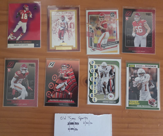 Kansas City Chiefs Card Lot