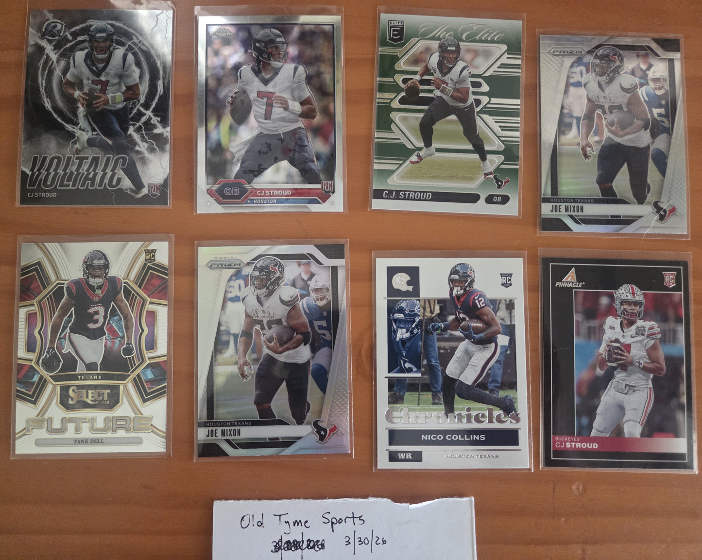 Houston Texans Card Lot